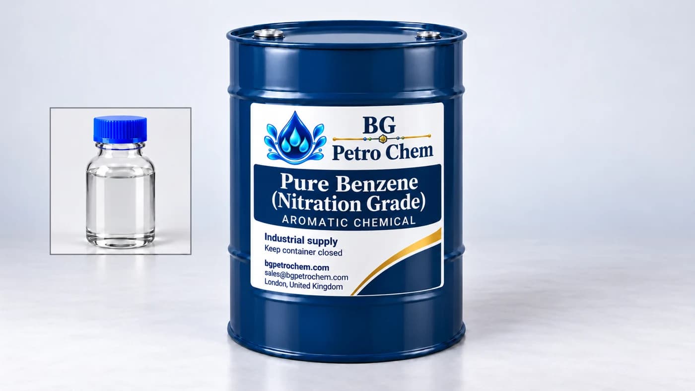 Pure Benzene (Nitration Grade) – Aromatics (BTX) product from BG Petro Chemicals