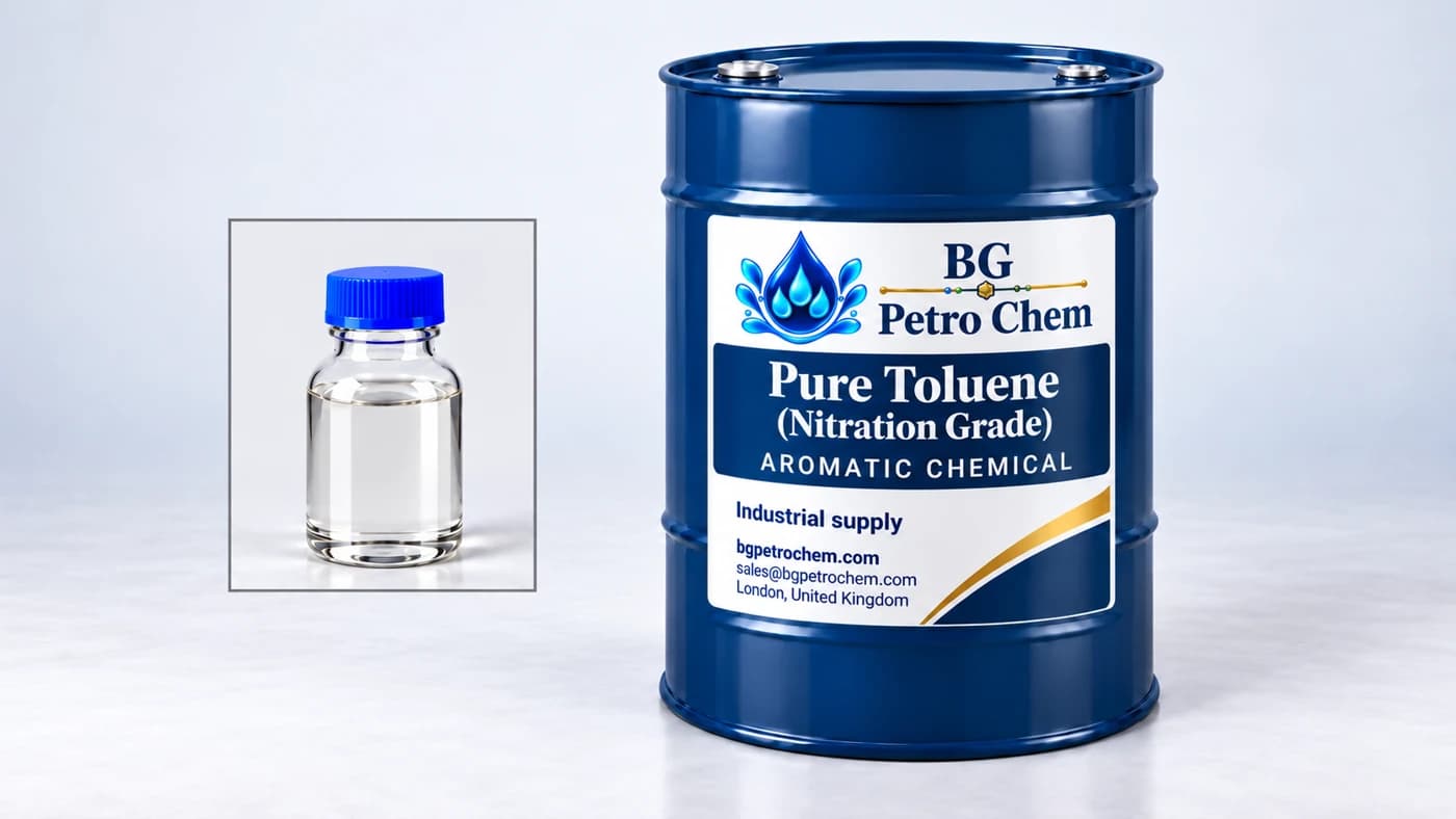 Pure Toluene (Nitration Grade) – Aromatics (BTX) product from BG Petro Chemicals
