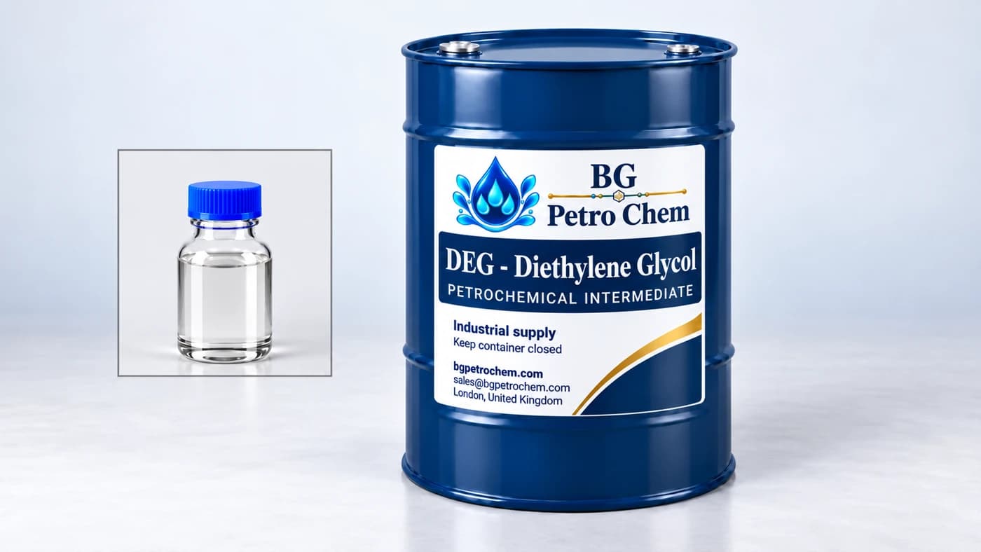 DEG - Diethylene Glycol – Petrochemical Intermediates product from BG Petro Chemicals