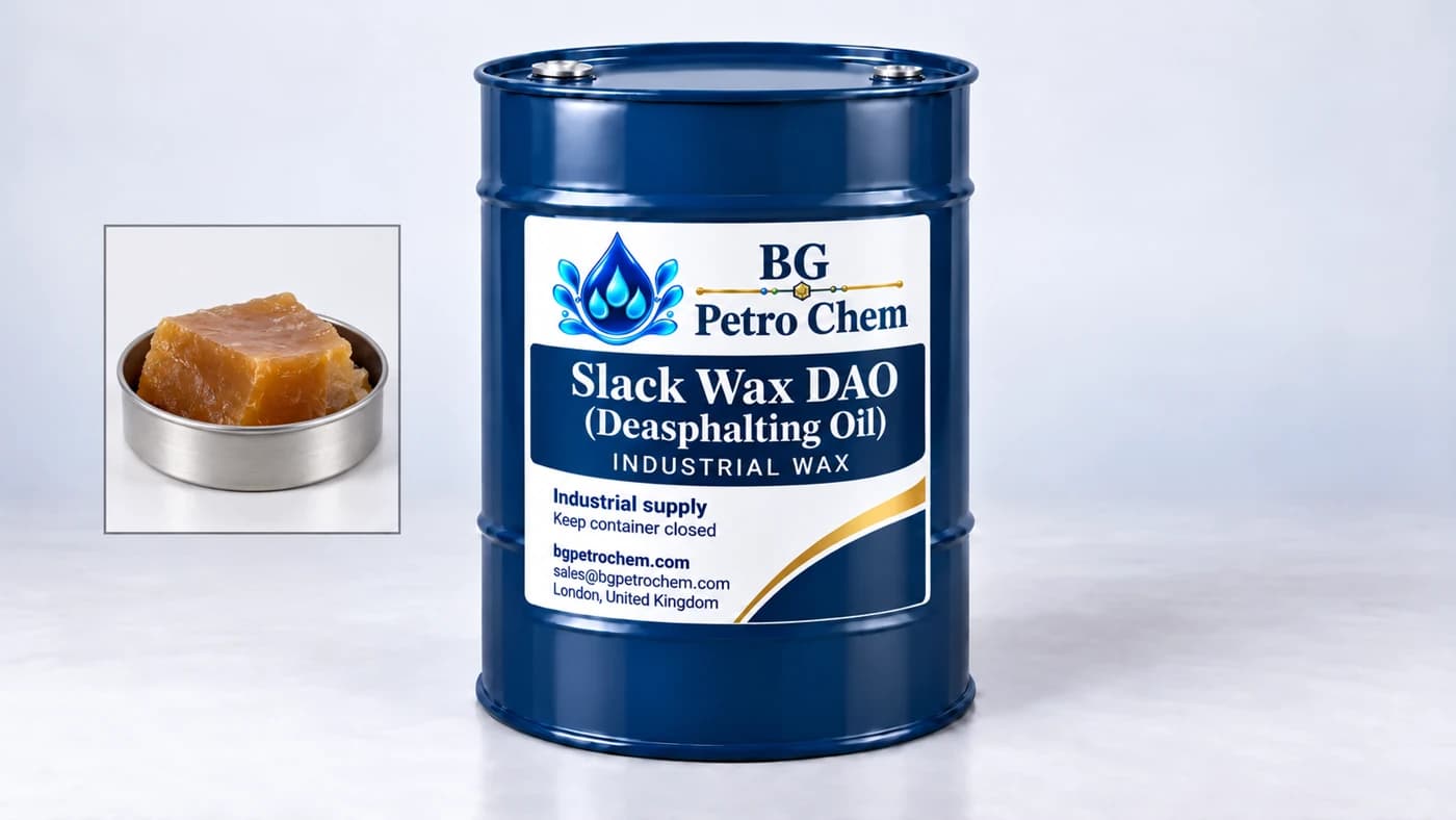 Slack Wax DAO (Deasphalting Oil) – Petroleum & Synthetic Waxes product from BG Petro Chemicals