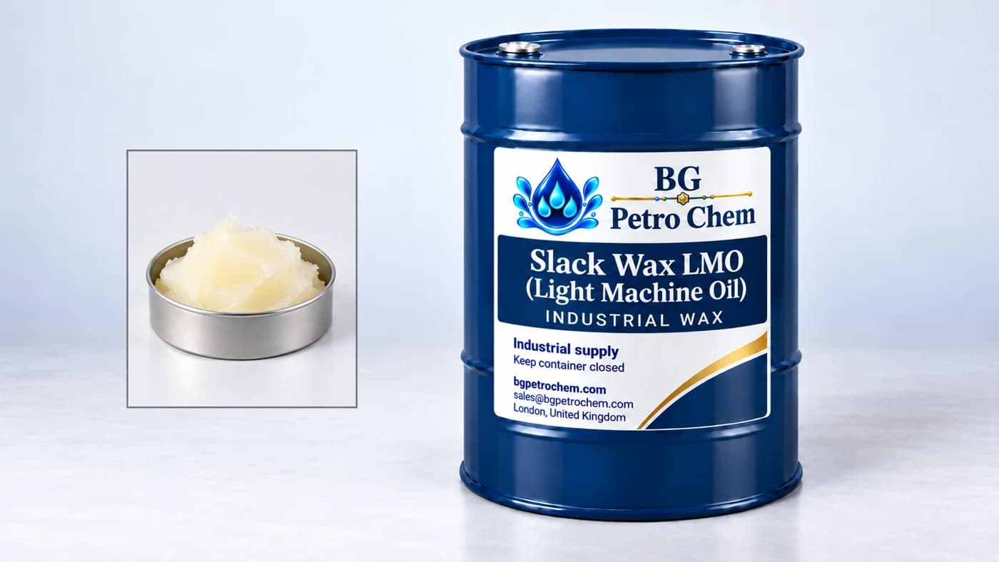 Slack Wax LMO (Light Machine Oil) – Petroleum & Synthetic Waxes product from BG Petro Chemicals
