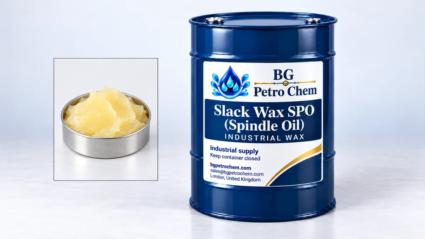 Slack Wax SPO (Spindle Oil) – Petroleum & Synthetic Waxes product from BG Petro Chemicals
