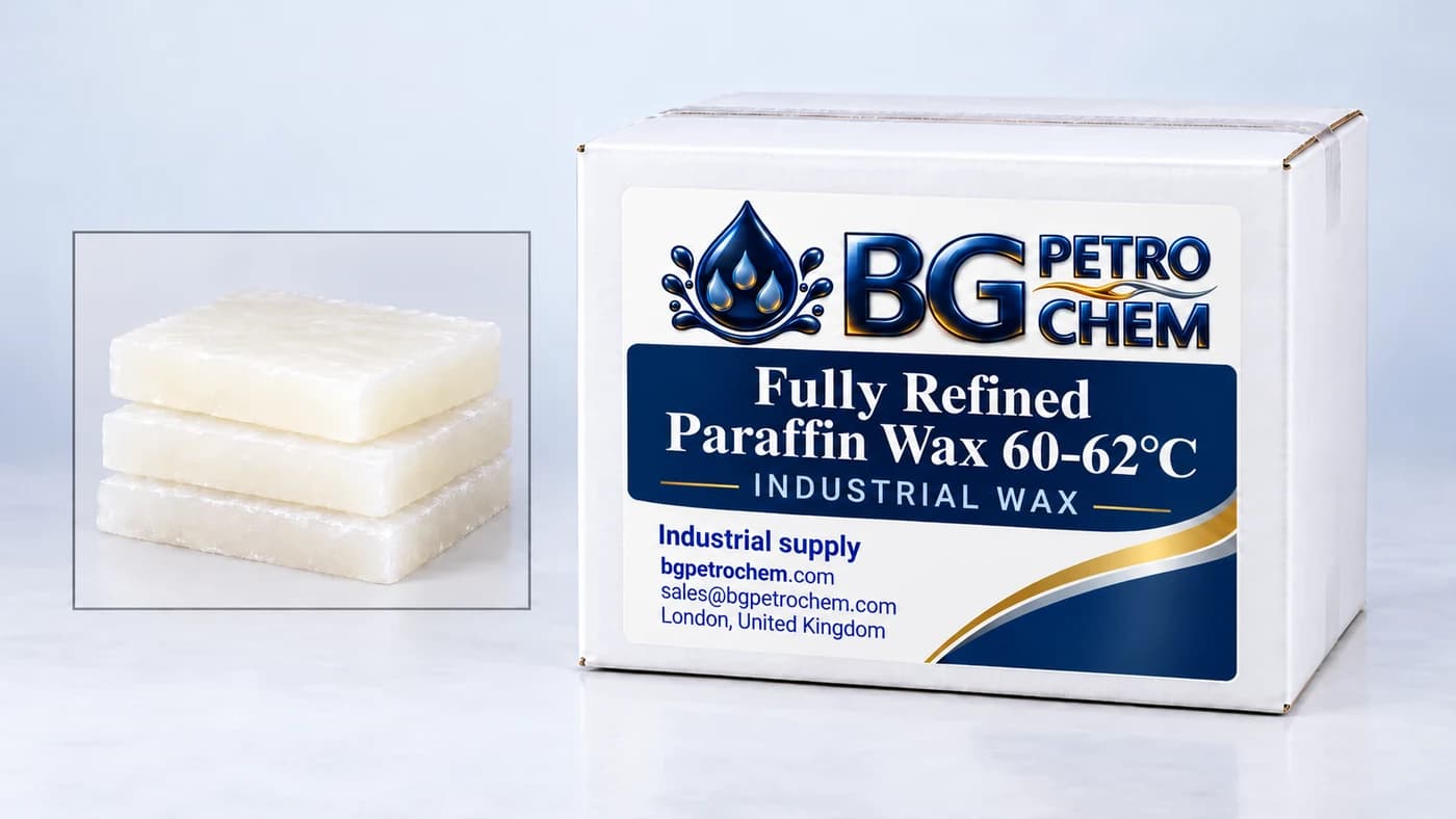 Fully Refined Paraffin Wax (60–62°C) – Petroleum & Synthetic Waxes product from BG Petro Chemicals