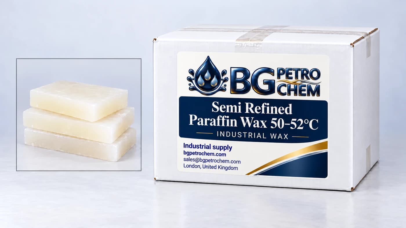 Semi Refined Paraffin Wax (50–52°C) – Petroleum & Synthetic Waxes product